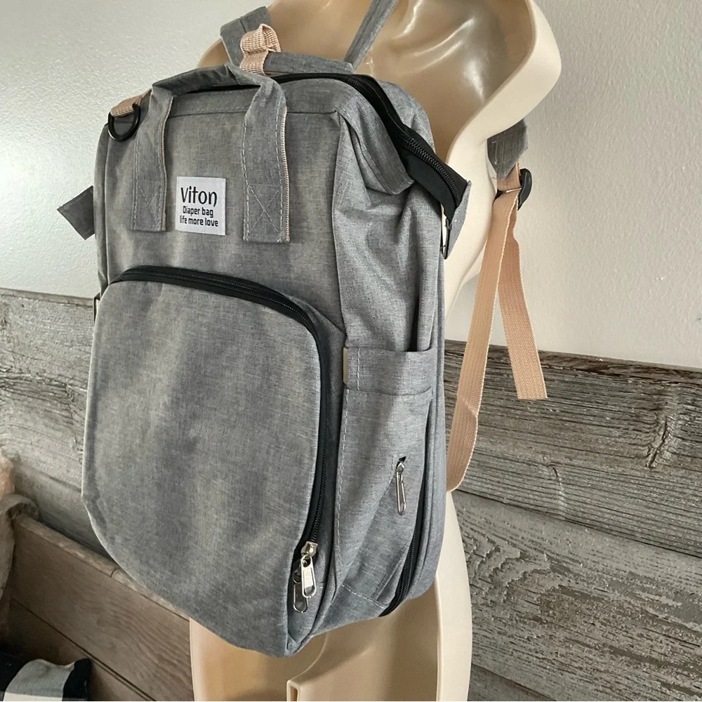 Viton Baby Diaper Bag Backpack with Changing Station